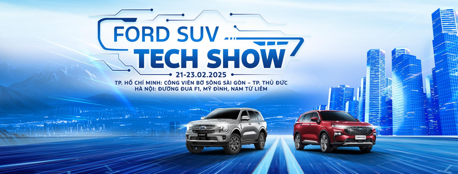 Bùng nổ đường đua công nghệ - Ford SUV Tech Show