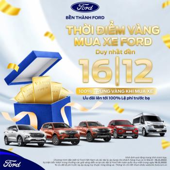 Thời điểm vàng mua xe Ford - Giá xe Ford mới nhất