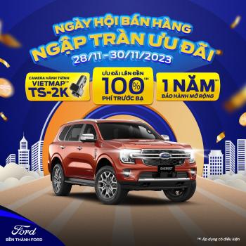 Chương trình ưu đãi mới cho xe ô tô Ford duy nhất tại Bến Thành Ford