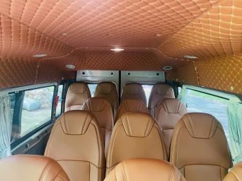 Ford Transit 2023 Siêu Lướt 5.000km Tặng kèm Ghế da, Cửa lùa điện, Bọc trần, Lót Sàn